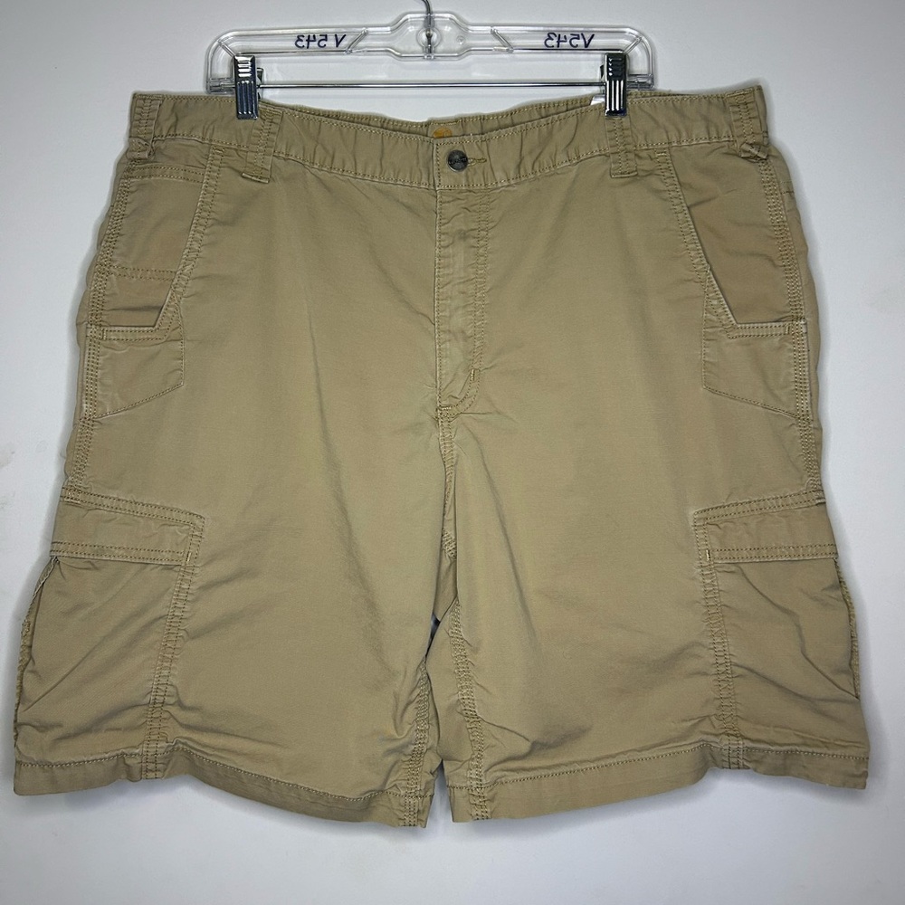Carhartt Men's Khaki Cargo Shorts Relaxed Fit Size 42       SKU B37